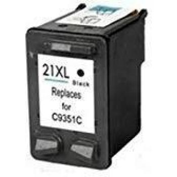 Inkoem Cartucho de Tinta Reciclada M-H-21, Negro
