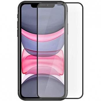 Cristal Templado Muvit para iPhone 11 con Patrón Guía y Marco Negro