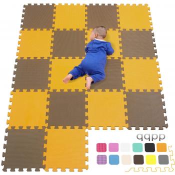 qqpp Alfombra Puzzle para Niños Bebe Infantil - Suelo de Goma EVA Suave. 18 Piezas
