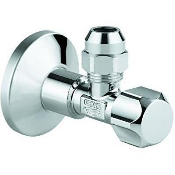 Válvula de Cierre Angular Grohe 3/8 x 3/8 Cromada Autoobturante