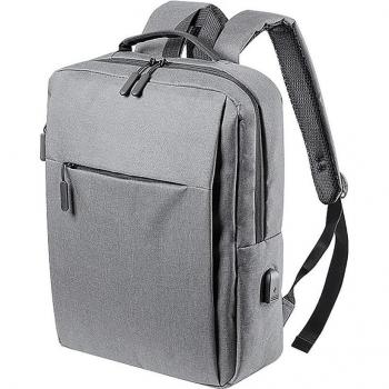 Mochila Acolchada con Conexión USB para Portátil de 15 - Dimensiones: 31x40x13 cm