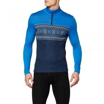 CMP 39y4127 - Camiseta Interior de Merino para Hombre, Hombre, Color Azul