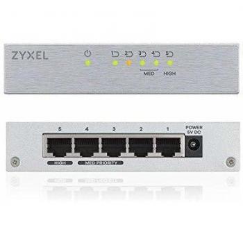ZyXEL GS-105B v3 5-Port Desktop Gigabit Ethernet Switch (Metal Housing)