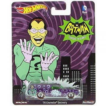 Hot Wheels Batman Clásica Serie de televisión la Riddler '70 Chevelle Entrega Die Cast