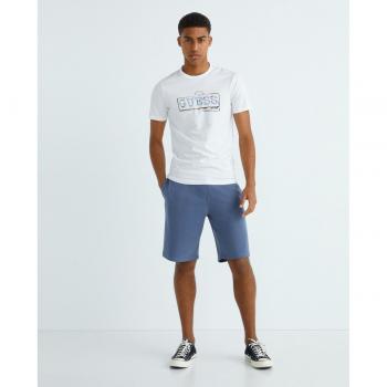 Pantalones Cortos Guess Clovis Azul y Mojave Stone para Hombre