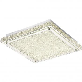 Lámpara de techo Amelia 21W 2100lm LED 4000K Acero inoxidable / cristal