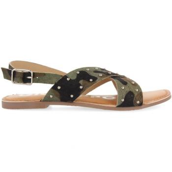 Sandalias planas mujer Gioseppo Alerce verde