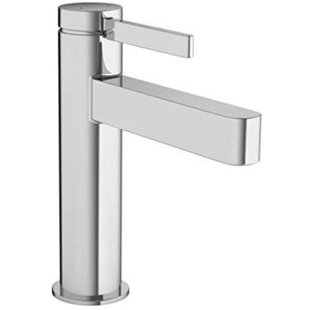 Mezclador de lavabo Hansgrohe Finoris 110 con desagüe Push-Open, cromado, EcoSmart