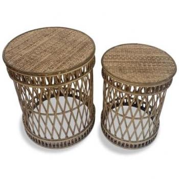 Mesa Auxiliar Versa 39x46x39 cm - Compacta y Moderna