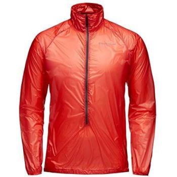 Black Diamond M Deploy Wind Shell Chaqueta Cortavientos para Hombre, Hyper Red, L