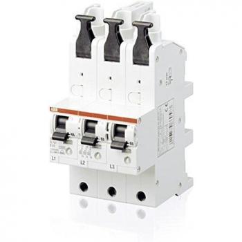 Interruptor Automático Principal ABB S751/3-E40, 40A, 3 Polos, 25kA, IP40, 230/400V