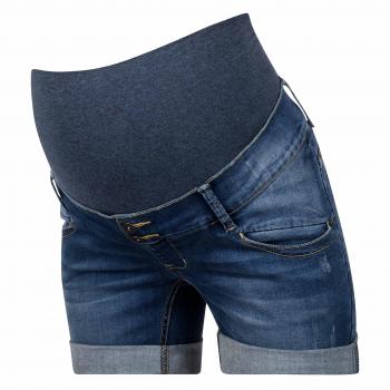 Love2Wait Mayorista Pantalón Corto Maternidad Umstandsshorts Short o. Vaqueros Cortos Moda premamá Pantalón De Mujer - algodón, vaquero, % elastán % algodón, mujer, XS / 34/36