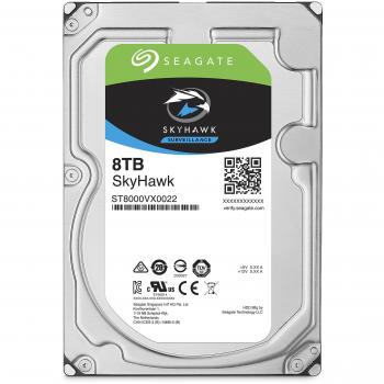 Seagate SkyHawk 8TB Surveillance Hard Drive - SATA 6Gb/s 256MB Cache 3.5-Inch Internal Drive (ST8000VX0022)