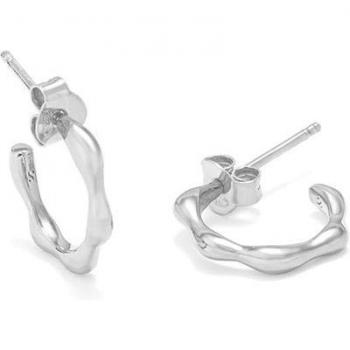Pendientes Mujer Secrecy Plata de ley 2 cm