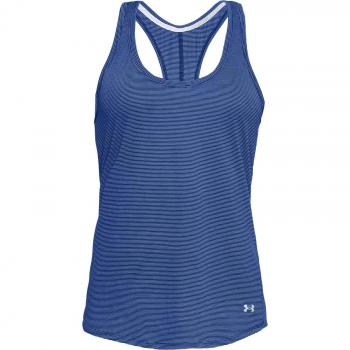Under Armour Women 's Streaker Tanque, Mujer, Color Formation Blue/Reflective, Tamaño Medium