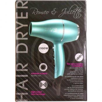 Secador de Pelo Ultra Compacto Turquesa 2100W 1ud