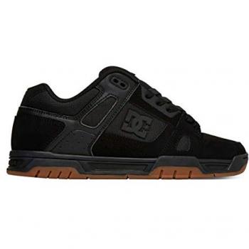 Zapatillas deportivas de Hombre DC Shoes Modelo Stag, color Negro, Talla 45, material Ante