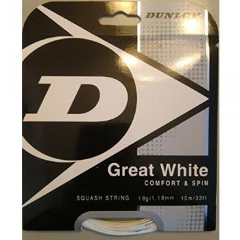 Dunlop Great Armeggio, 10 m, Color Blanco