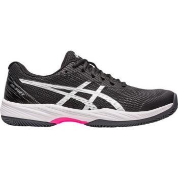 Asics Gel-Game 9 Clay/OC - Zapatillas de tenis en color negro y rosa para hombre