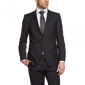 Strellson - Chaqueta de traje slim fit a rayas para hombre, talla 50, color azul 120