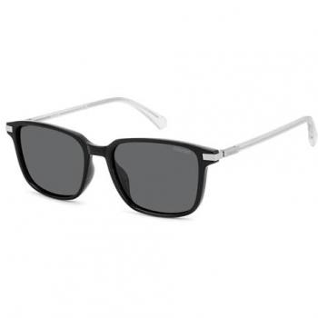 Polaroid PLD 4169 Black Square Sunglasses for Men, Size 54 MM