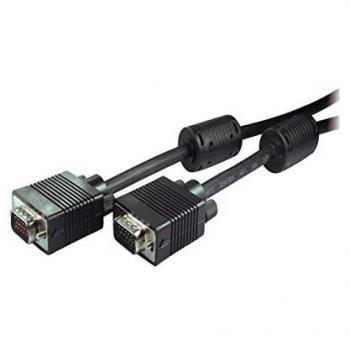 Cable VGA S-VGA de 3 m, con conectores macho/macho, apantallado y 75 Ohm