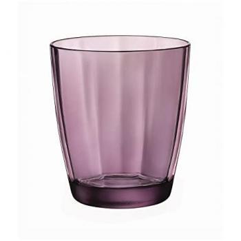 Vaso Bajo de Vidrio Rosa 39CL Pulsar Bormioli Rocco - Ecológico, Higiénico y Apto para Frigorífico