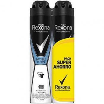 Rexona Men Invisible Ice Fresh Desodorante Spray Duplo 400 ml (2 x 200 ml)