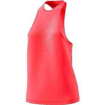 adidas Tech Bos Tank Top Sin Mangas, Mujer, rosglo/Rosglo, L