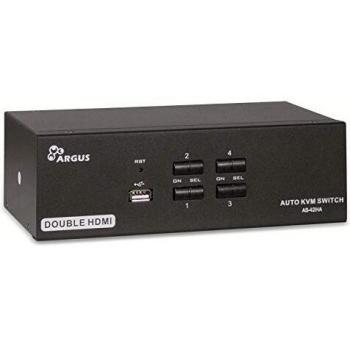 Inter-Tech AS-42HA HDMI interruptor KVM Negro - Periférico de entrada