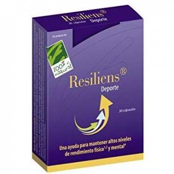 Cien Por Cien Natural Resiliens Deporte 30Cap. 1 Unidad 500 g