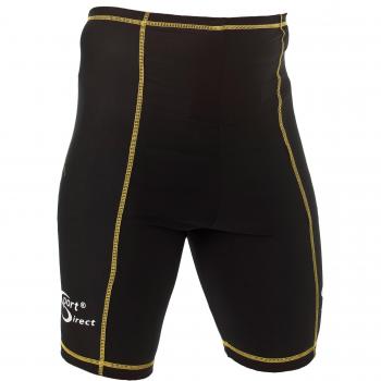 Deporte DirectTM Bicicleta De hombre Pantalones Cortos Ciclista Negro/Amarillo Mediana