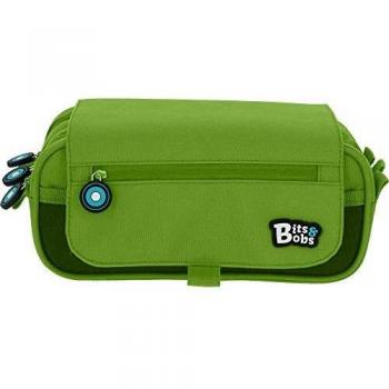 Grafoplás Triple, Estuche Escolar 3 Compartimentos Con Solapa Niños Unisex, Verde