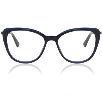 Cat Eye Full Rim Plastic Women’s Prescription Glasses - Blue - Size 51 - Blue Light Block Available - SmartBuy Collection