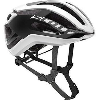 Scott 275186 - Casco de Bicicleta Unisex para Adulto, Blanco/Negro, Talla S