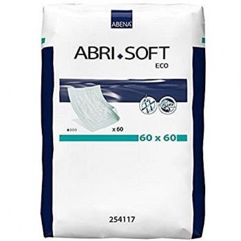 Abri Soft Eco Bed Protection Pads, 60x60cm, 60 Count