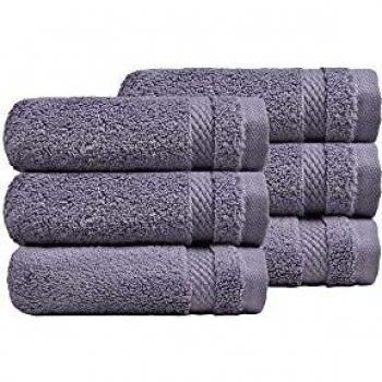 TRIDENT Juego paño de Lavado - Luxury Hotel Collection - Toallas Grandes, 100% algodón, 625 gsm, 6 Piezas paño de Lavado, Ultra Suave, Lujoso, Extra Absorbente