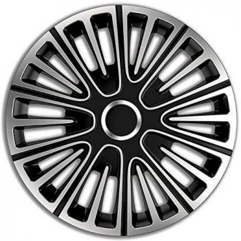 Juego de Tapacubos AutoStyle Motion 14 pulgadas Plata / Negro PP 5274