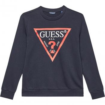 Sudadera Infantil Guess Regular Fit Azul