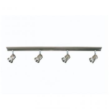 Regleta de 4 focos NIQUEL SATINADO ARCO CRISTALRECORD 002-2000-4-053