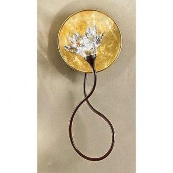 Lámpara de pared Fiorella 1 luz ámbar
