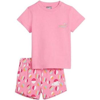 Conjunto Puma Essentials+ Summer Camp Bebé Rosa