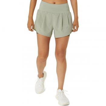 ASICS Road 2in1 3.5 Inch Pantalones Cortos Mujeres - Oliva