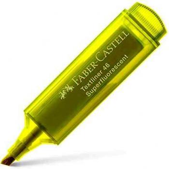 Faber Castell 942205 - Marcador fluorescente con cuerpo traslúcido, color amarillo