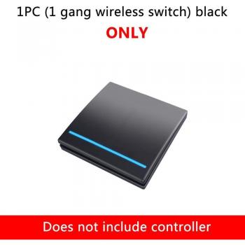Interruptor Inalámbrico Inteligente 1/2/3 Gang RF 433Mhz para Control Remoto de Luz, Botón de Pared y Lámpara de Techo, Encendido y Apagado, Modelo ASK