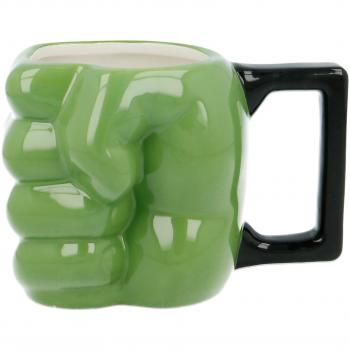 TAZA CERAMICA 3D 450 ML | PUÑO HULK