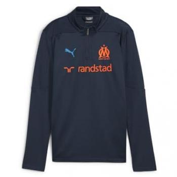 Sudadera de entrenamiento infantil OM 2024/25 - Sudadera de entrenamiento, diseño del Olympique Marseille, temporada 2024/25, para niños