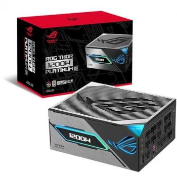 Fuente de Alimentación ASUS ROG Thor Platinum III 1200W ATX 3.1 Modular 80 PLUS Platinum con RGB y Pantalla OLED