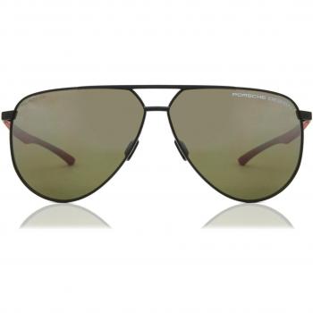 Porsche Design P8962 Polarized Men's Sunglasses Black Size 64 MM