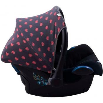Capota para silla de coche Jyoko compatible con Maxi Cosi Cabriofix Fluor Heart
